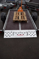 TR-PM 127 Fahrzeugtransporter 1500kg 251x153cm Stema WOM XT Absenkbar