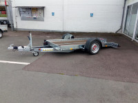 TR-PM 114 Fahrzeugtransporter 1800kg 351x169cm Stema WOM Absenkbar