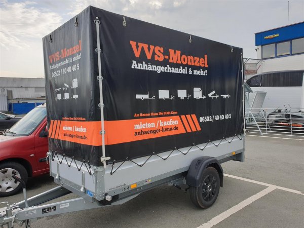 TR-PM 121 Planenanhänger 750kg 251x130x150cm Böckmann TL-AL 2513/75