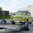 TR-PM 161 Fahrzeugtransporter 1500kg 251x153cm Stema WOM XT Absenkbar