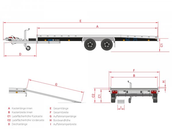 TR-PM 131 Anssems Fahrzeugtransporter 3000kg